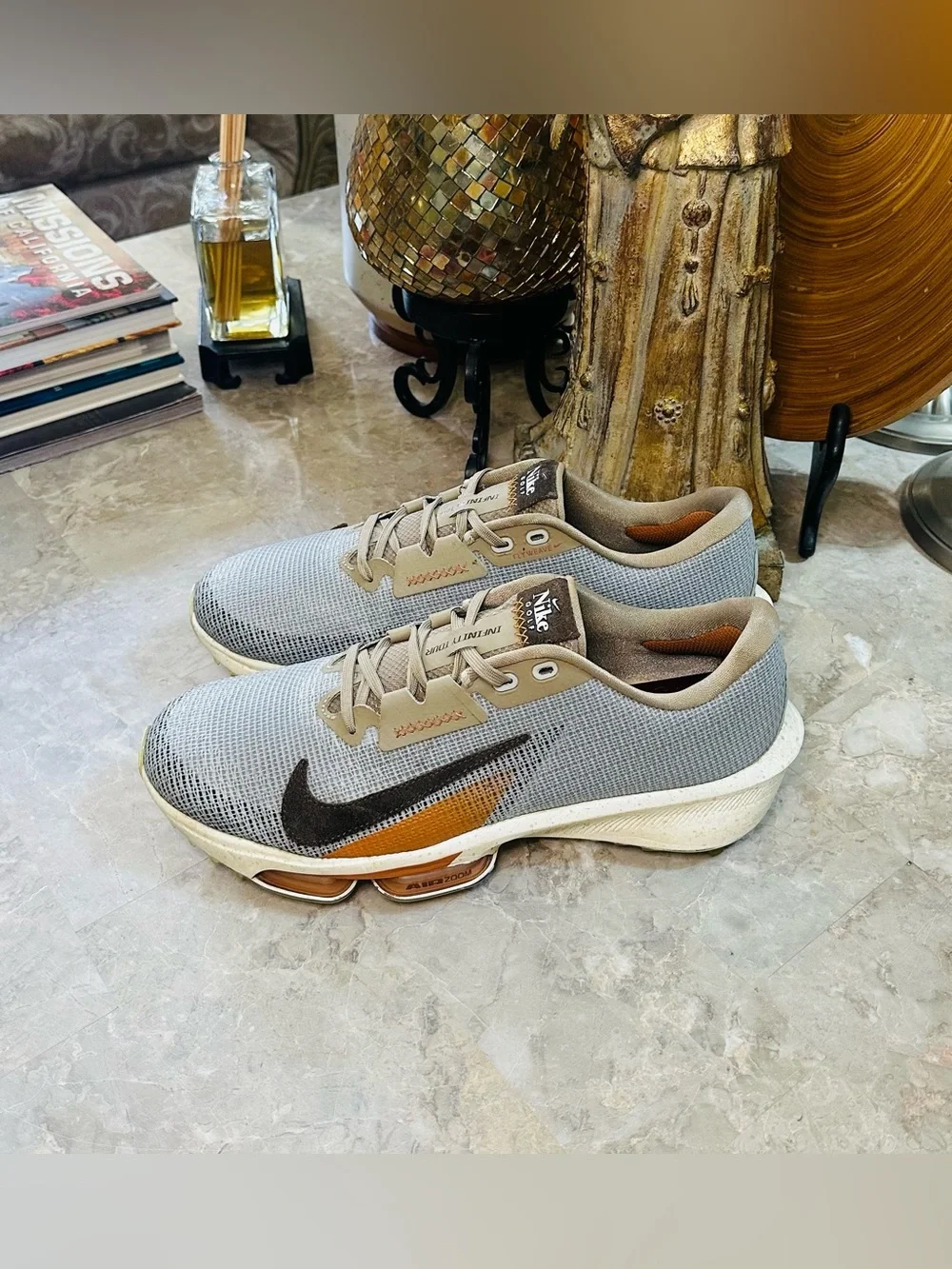 Nike Air Zoom Infinity Tour NRG Golf Shoes FN6845-001 Size 10 Light Iron Ore